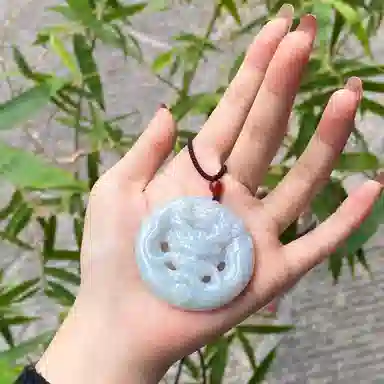 琳琯瑛 新中式国风霸气生肖 糯种 翡翠吊坠 男款