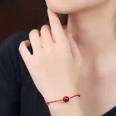 琳琯瑛 新中式国风气质小众设计款吉祥 再造辰砂朱砂 手链 女款