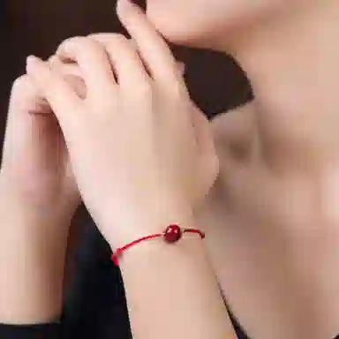 琳琯瑛 新中式国风气质小众设计款吉祥 再造辰砂朱砂 手链 女款