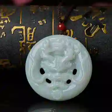 琳琯瑛 新中式国风霸气生肖 糯种 翡翠吊坠 男款