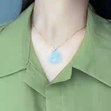 琳琯瑛 大肚笑佛 冰种 翡翠吊坠 女款