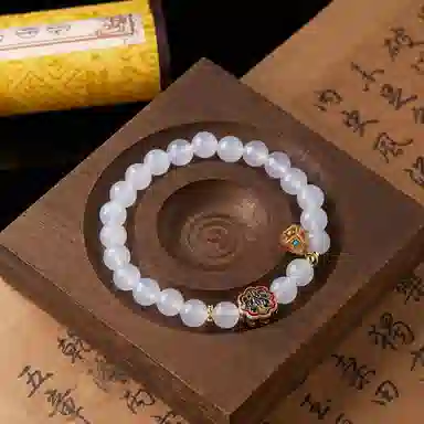 琳琯瑛 新中式国 风气质小众设计款 玛瑙 玉石手串 女款