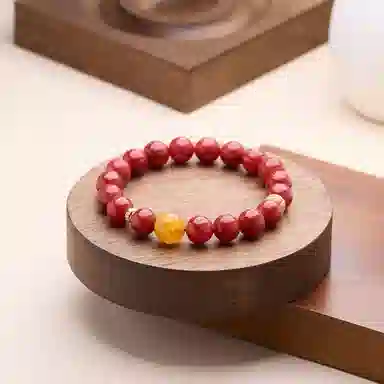 琳琯瑛 新中式国风气质小众设计款首饰飞黄腾达 南红蜜蜡 名贵玉石手串 女款