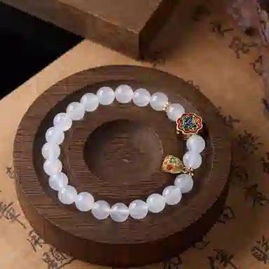 琳琯瑛 新中式国 风气质小众设计款 玛瑙 玉石手串 女款