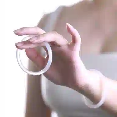 琳琯瑛 白月光美人条冰种年轻款冰透 玉髓 手镯 女款