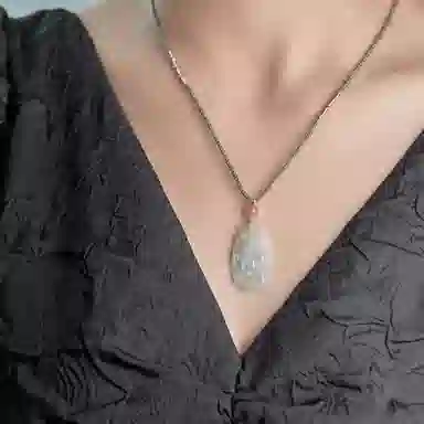 琳琯瑛 新中式国风缅甸翡翠马牌吊坠生肖马 豆种 翡翠吊坠 男女同款情侣款
