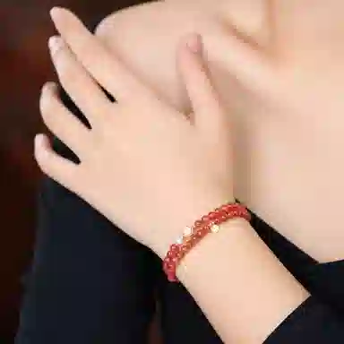 琳琯瑛 新中式国风气质小众设计辰龙三合 南红 手串 女款