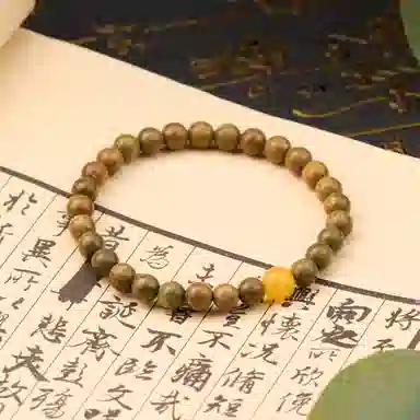 琳琯瑛 新中式国风 檀木 手串 男女同款情侣款 绿檀