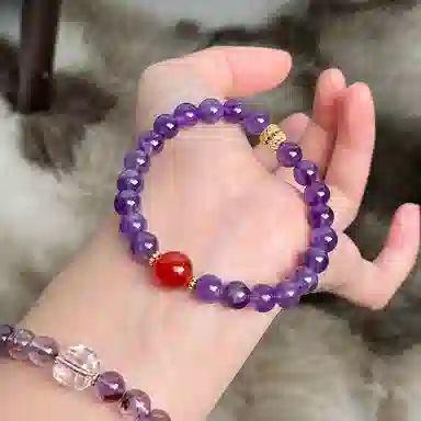 琳琯瑛 九紫离火天然 紫水晶 手串 女款