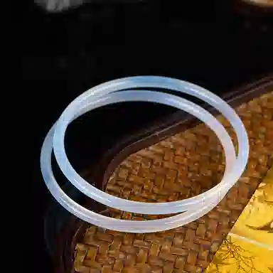 琳琯瑛 一对一步一响 新中式国风小众设计高级感轻奢气质 玉髓 手镯 女款