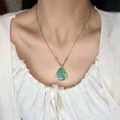 琳琯瑛 女士佛公气质百搭 非洲翠 吊坠 女款