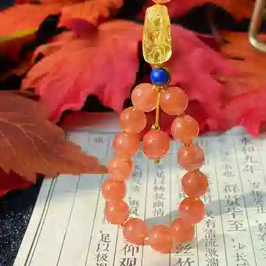 琳琯瑛 新中式国风川料招财 南红貔貅 手捻 女款