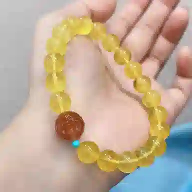 琳琯瑛 中国风圆珠 佛头 南红玛瑙 玉石手串 女款