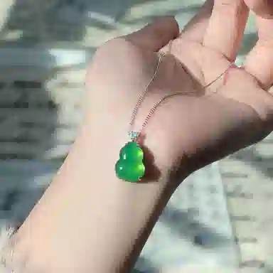 琳琯瑛 新中式国风小众设计款气质 玉髓 玉石吊坠 女款