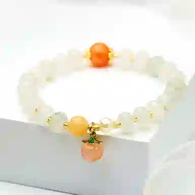 琳琯瑛 新中式国风小众设计高级感轻奢气质好运转运飘绿 天山翠 手串 女款