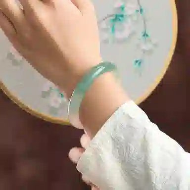 琳琯瑛 新中式国风小众设计高级感轻奢气质 玉髓 手镯 女款