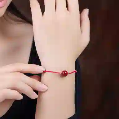 琳琯瑛 新中式国风气质小众设计款吉祥 再造辰砂朱砂 手链 女款