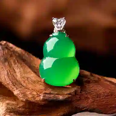 琳琯瑛 新中式国风小众设计款气质 玉髓 玉石吊坠 女款