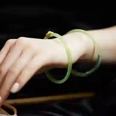 琳琯瑛 叮当彩线祥云年轻款 玉髓 手镯 女款
