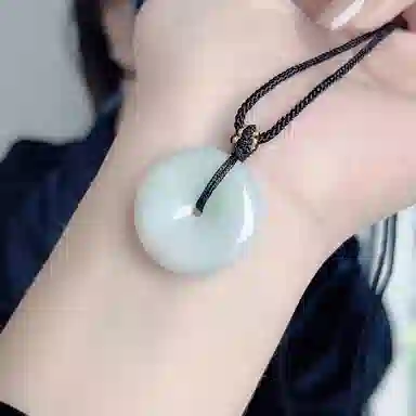 琳琯瑛新中式国风怀古玉髓平安扣吊坠男女通用