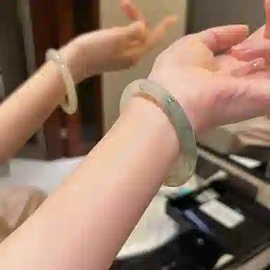 琳琯瑛 年轻款叠戴 天山翠 玉石手镯 女款