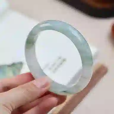 琳琯瑛 新中式圆条#好运轻奢款带证书天然 天山翠 手镯 女款