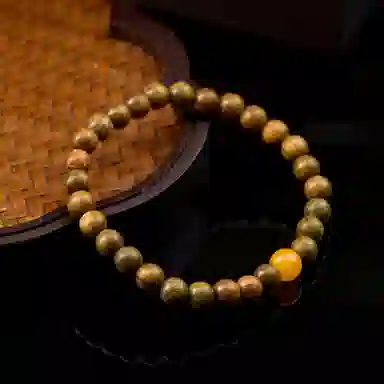 琳琯瑛 新中式国风 檀木 手串 男女同款情侣款 绿檀