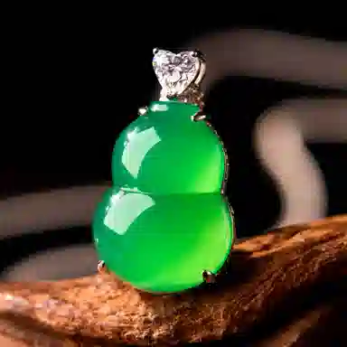 琳琯瑛 新中式国风小众设计款气质 玉髓 玉石吊坠 女款