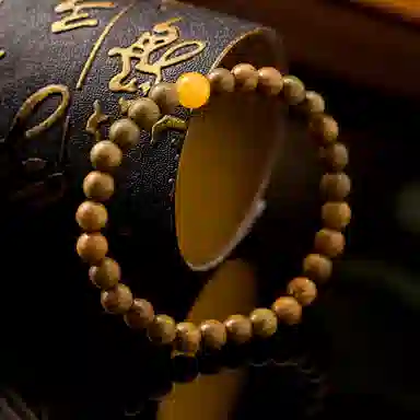 琳琯瑛 新中式国风 檀木 手串 男女同款情侣款 绿檀