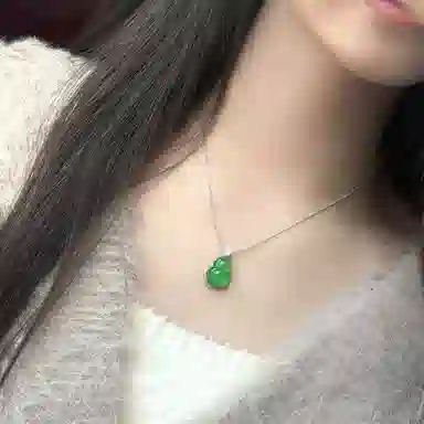 琳琯瑛 新中式国风小众设计款气质 玉髓 玉石吊坠 女款