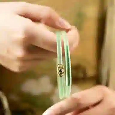 琳琯瑛 叮当彩线祥云年轻款 玉髓 手镯 女款