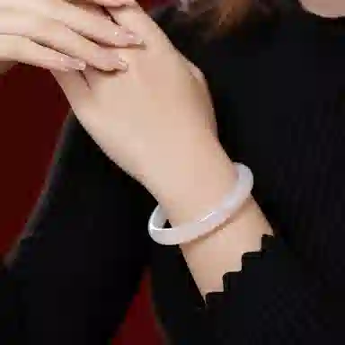 琳琯瑛 新中式国风气质小众设计款首饰 玉髓 玉石手镯 女款