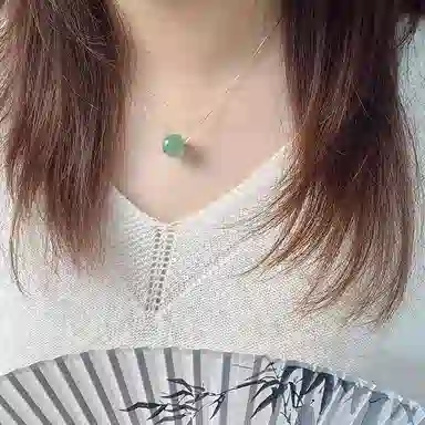 琳琯瑛 路路通百搭翡里翡气挂坠天然 非洲翠 吊坠 女款