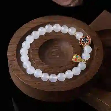 琳琯瑛 新中式国 风气质小众设计款 玛瑙 玉石手串 女款