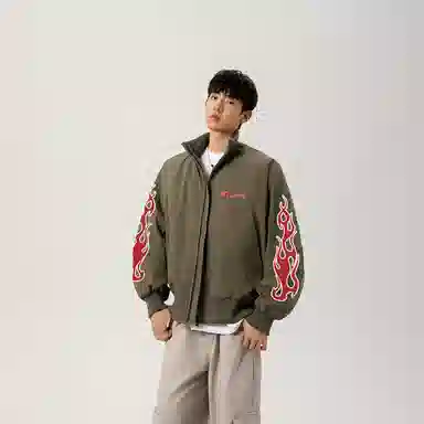 Qnxeey vibelogocleanfitbomber