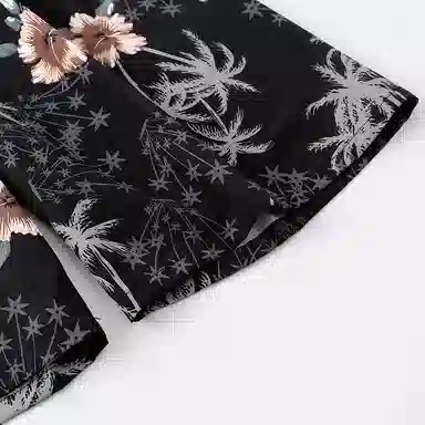 兰缪 薄款短袖简约可外穿家居服五分裤夏季睡衣套装 男款