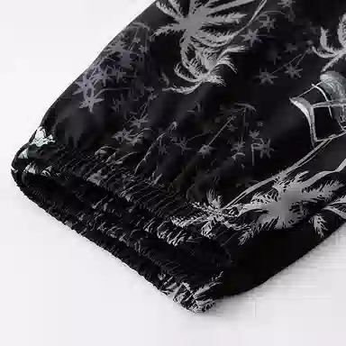 兰缪 薄款短袖简约可外穿家居服五分裤夏季睡衣套装 男款