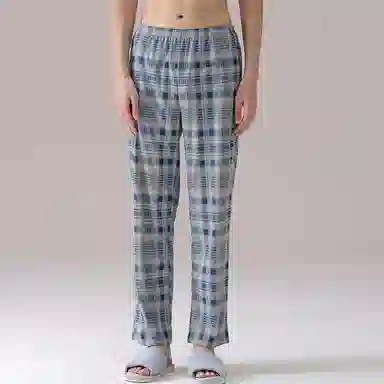 兰缪 保暖休闲可外穿长裤秋冬季睡裤 男款 图片色