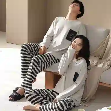 兰缪 长袖结婚新婚喜庆本命年长裤睡衣套装 女款 红色