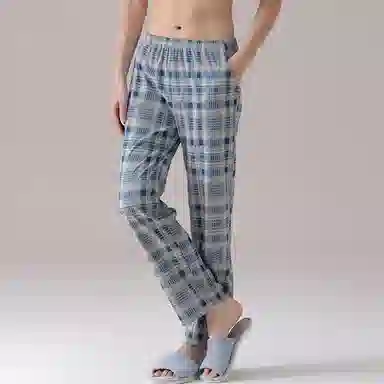 兰缪 保暖休闲可外穿长裤秋冬季睡裤 男款 图片色