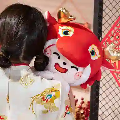 咔噜噜 金玉满堂 龙宝宝龙年吉祥物 玩偶 毛绒公仔