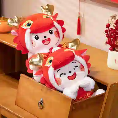 咔噜噜 金玉满堂 龙宝宝龙年吉祥物 玩偶 毛绒公仔