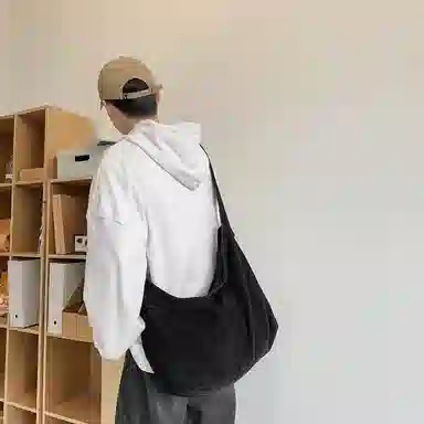 Morellybear Canvas Shoulder Bag