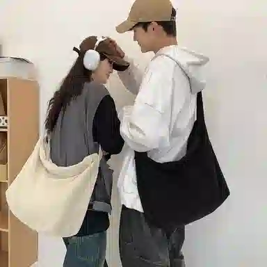 Morellybear Canvas Shoulder Bag