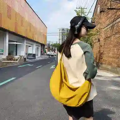 morellybear Nylon Crescent Bag