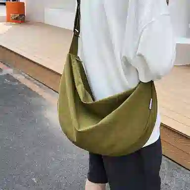 morellybear Nylon Crescent Bag