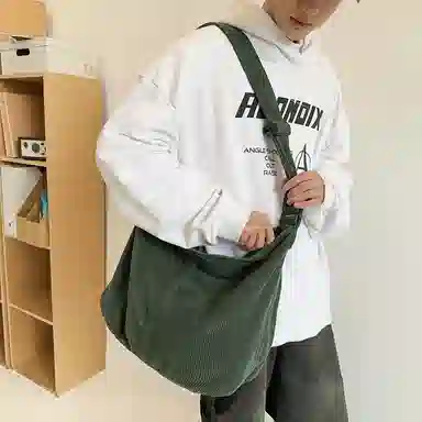 Morellybear Canvas Shoulder Bag