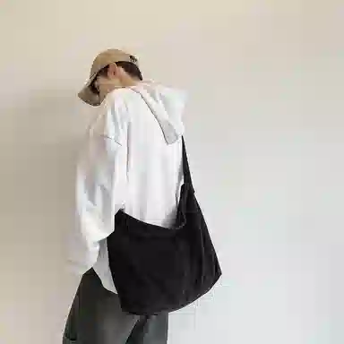 Morellybear Canvas Shoulder Bag