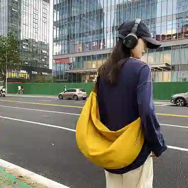 morellybear Nylon Crescent Bag