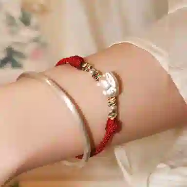 百年传琪 吉吉萌兔兔年本命年生肖复古 手链 男女同款情侣款